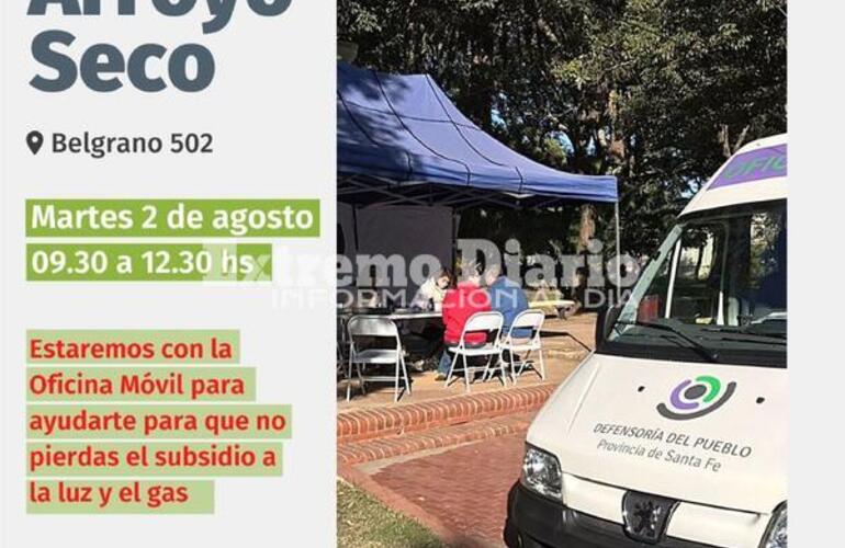 Imagen de La oficina móvil de la Defensoría del Pueblo vuelve a Arroyo Seco