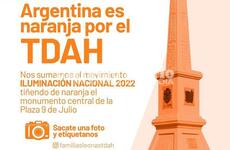Imagen de TDAH: El monumento de la plaza 9 de julio se iluminará de naranja