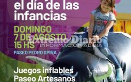 Imagen de Festejos del D&iacute;a de las Infancias en el Paseo Pedro Spina