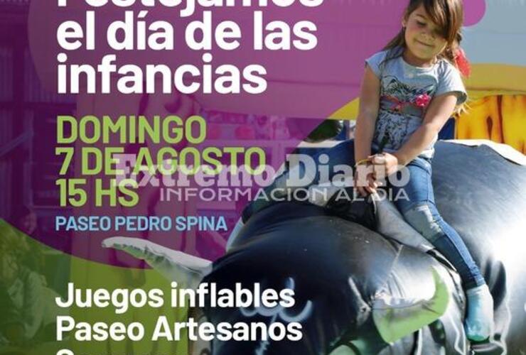 Imagen de Festejos del Día de las Infancias en el Paseo Pedro Spina