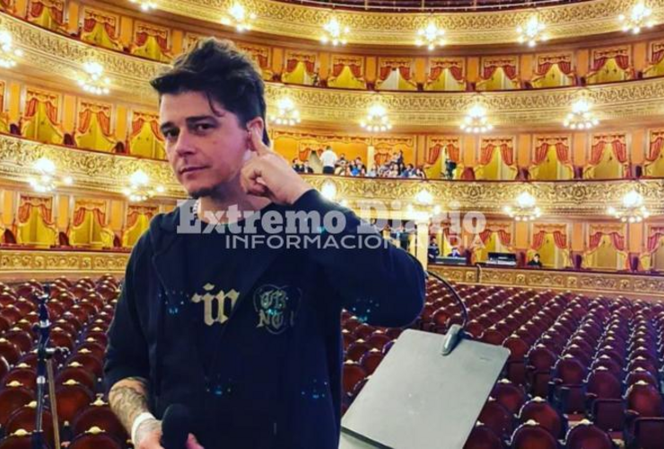 Imagen de Lucas Boschiero cantará junto a La Sole en el Teatro Colón