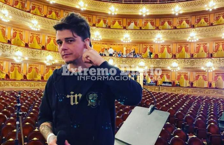Imagen de Lucas Boschiero cantará junto a La Sole en el Teatro Colón