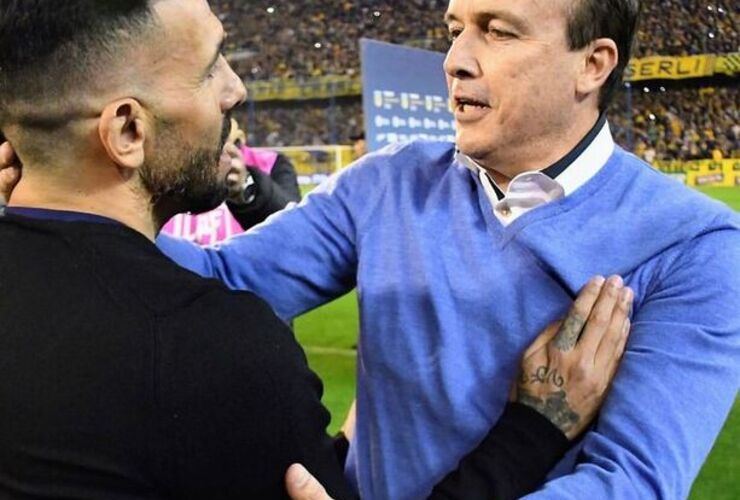 Balbo y Tevez fueron compañeros en Boca.