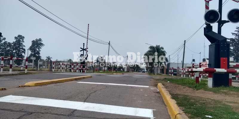 Paso a nivel de calle Marconi