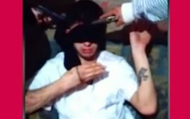 Una de las im&aacute;genes que se viraliz&oacute; tras el secuestro del joven de Arroyo Seco.