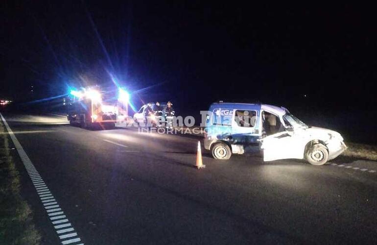 Imagen de Accidente en autopista a  la altura de Fighiera