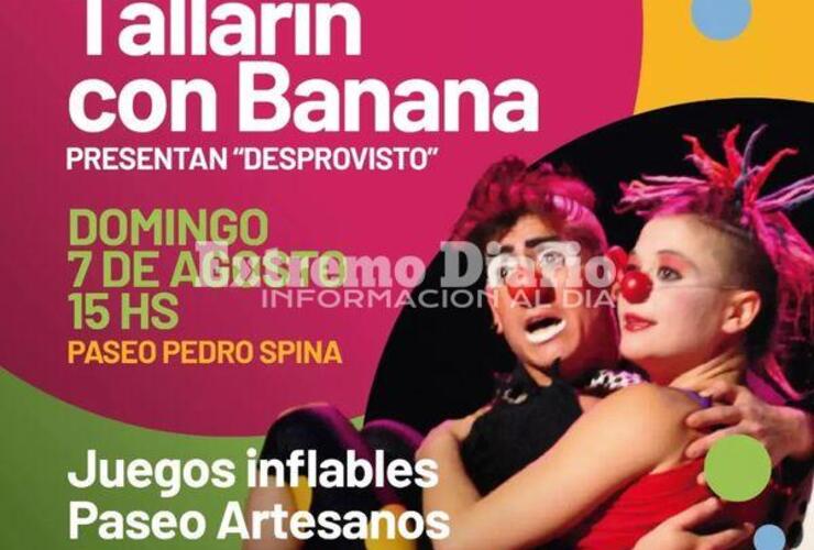 Imagen de Día de las Infancias: Tallarín con banana en el Paseo Pedro Spina