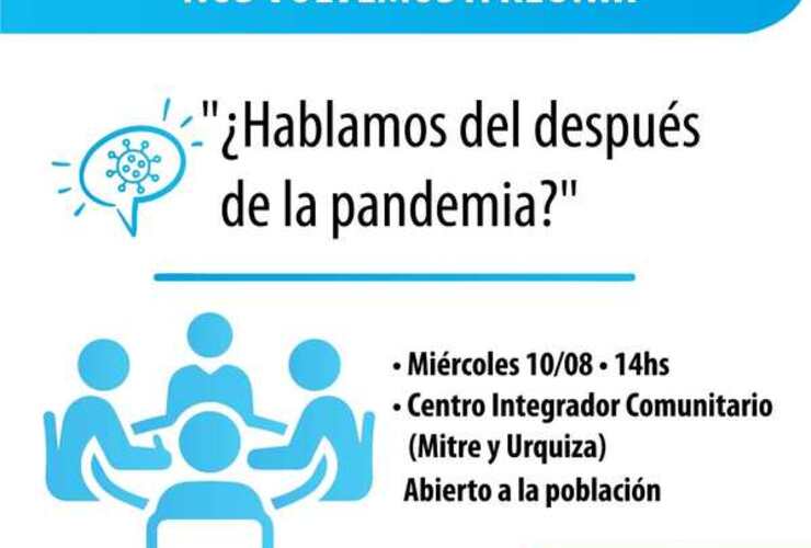 Primera charla sobre la PosPandemia.