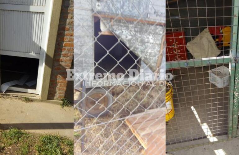 Fue durante las &uacute;ltimas horas y los delincuentes ingresaron violentando puertas.