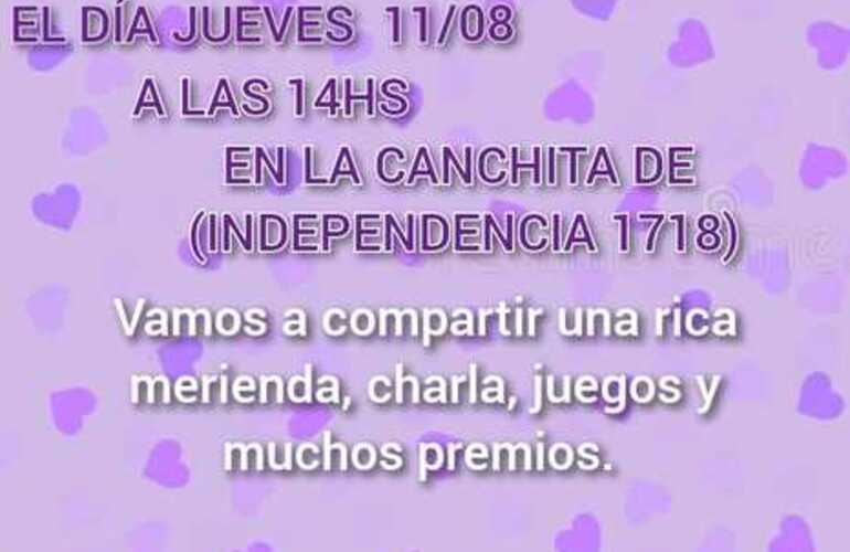 Ser&aacute; un encuentro abierto destinado especialmente para mujeres.