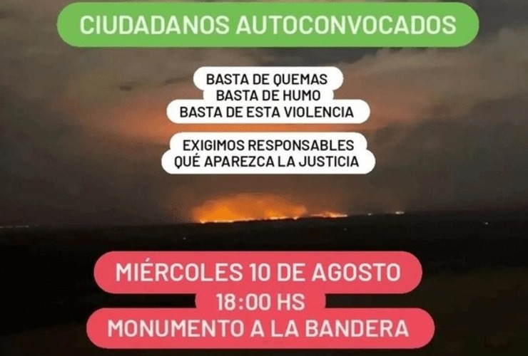 Imagen de Fuego en las islas: sin humo y con pocos focos activos en la previa a la concentración en el Monumento