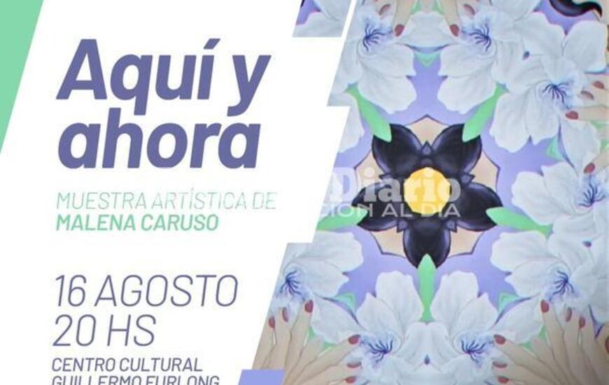 Imagen de Se presentar&aacute; la muestra art&iacute;stica "Aqu&iacute; y ahora" de Malena Caruso