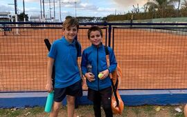 Imagen de Tenis: Lazaro Bertolino, de General Lagos, sali&oacute; campe&oacute;n en Dobles del Torneo Provincial Sub-10 en Rosario.