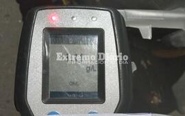 El aparato no pudo registrar el alto grado de alcohol