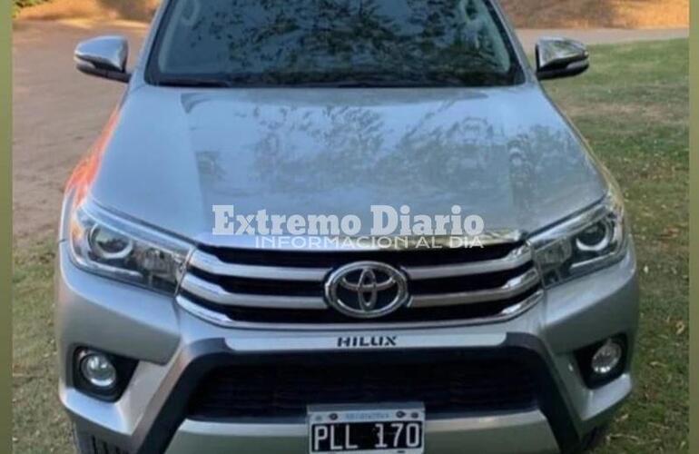 La camioneta robada durante la v&iacute;spera.