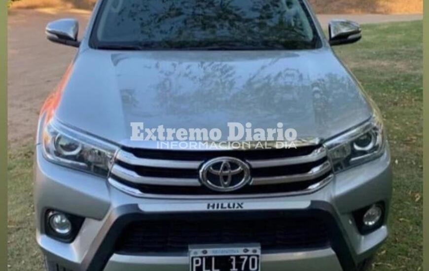 La camioneta robada durante la v&iacute;spera.