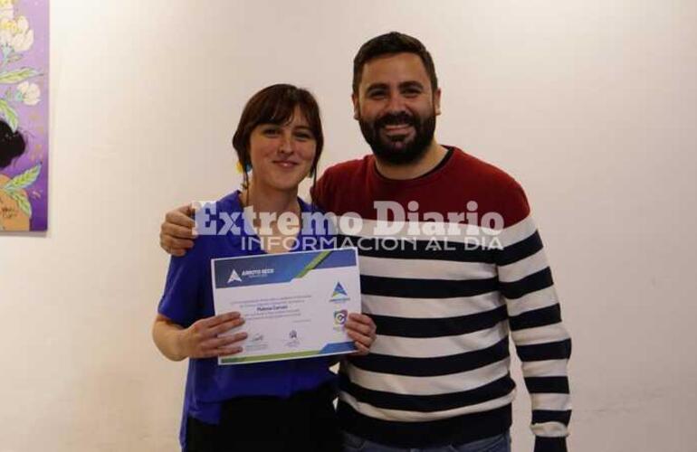 Imagen de Se inaugur&oacute; la muestra "Aqu&iacute; y ahora" de Malena Caruso