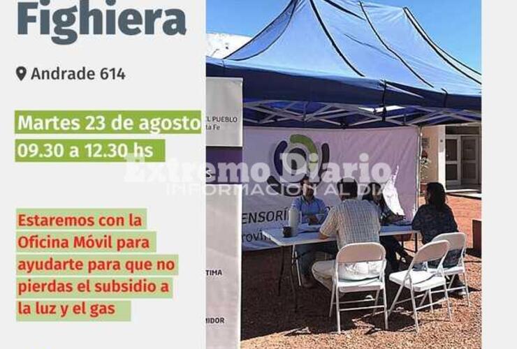 Imagen de La oficina móvil de la Defensoría del Pueblo vuelve a Fighiera