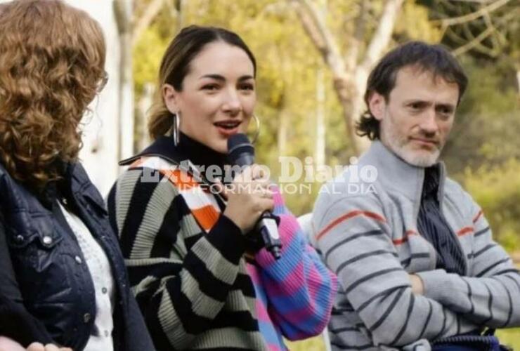 En el marco de la Semana de la Educación Sexual Integral, la actriz y militante feminista dio una charla.