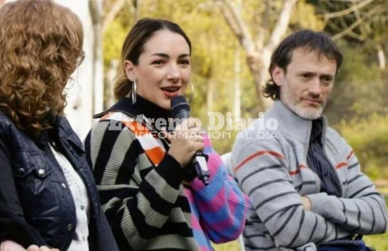 En el marco de la Semana de la Educación Sexual Integral, la actriz y militante feminista dio una charla.