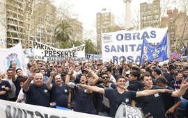 Los gremios y las agrupaciones afines coparon la parada. Foto: Franco Trovato Fuoco