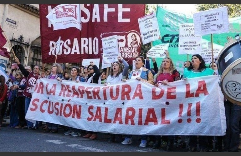 Esta semana hubo tres días de paro docente y dos de estatales.