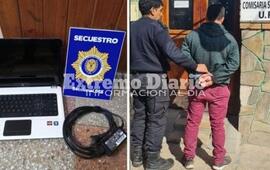 Fue en Santa Fe. Este domingo polic&iacute;as de la Comisar&iacute;a 5&ordf; detectaron la notebook robada de un auto estacionado el 25 de agosto por el GPS de la computadora.