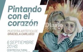 Imagen de Graciela Carlucci presenta la muestra "Pintando con el coraz&oacute;n"