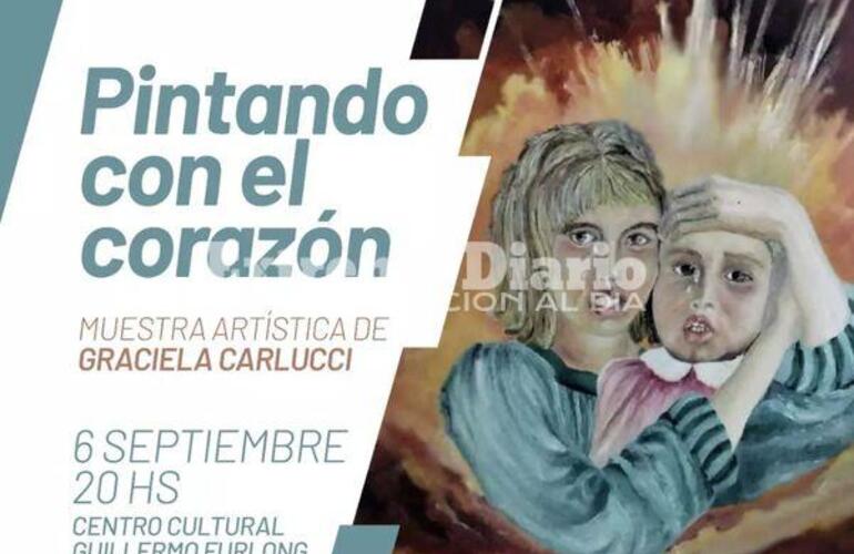 Imagen de Graciela Carlucci presenta la muestra "Pintando con el corazón"