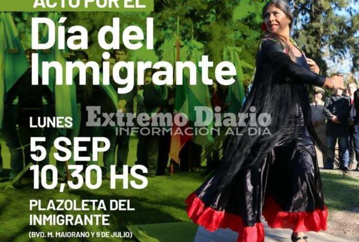 Imagen de Realizarán un acto por el Día del Inmigrante