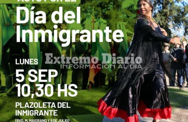 Imagen de Realizar&aacute;n un acto por el D&iacute;a del Inmigrante