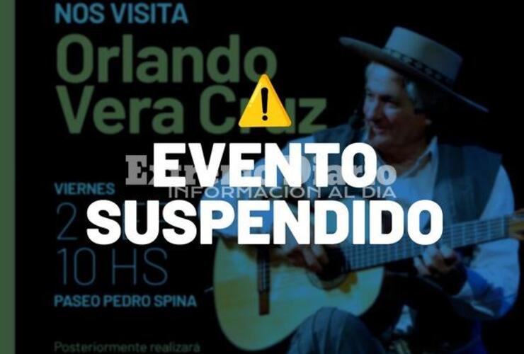 Imagen de Se suspendió la visita de Orlando Vera Cruz en Arroyo Seco
