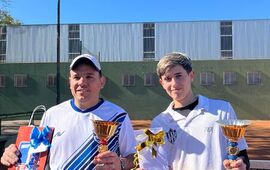 Imagen de Tenis: Leonardo Correnti, Campe&oacute;n del Torneo de 5ta Single en Uni&oacute;n. Venci&oacute; a Santino Papetti por 6/4-6/2 en la Final de A.