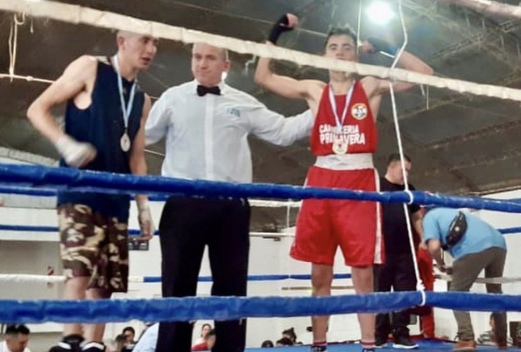 Imagen de Axel Tun Tun García fue medalla de oro en el Interprovincial de Boxeo ganándole la final a Córdoba