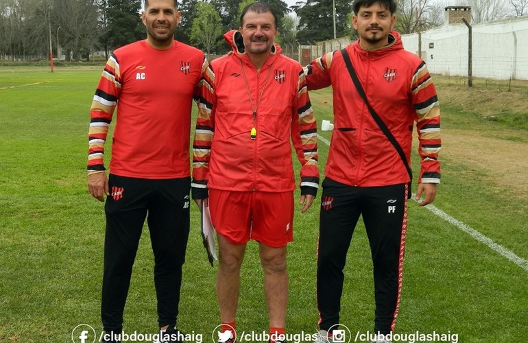 Imagen de Gustavo Raggio y Fernando Stagnari ya trabajan como dupla técnica en Douglas Haig de Pergamino