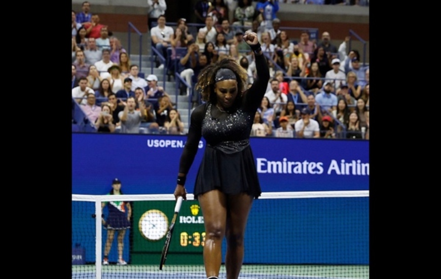 Imagen de Serena Williams se retir&oacute; del tenis profesional, tras perder en el US OPEN.
