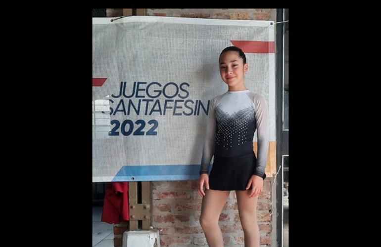 Imagen de Patín: Clara Matteo Bricchi, de C.A.U., salió 6to puesto en Libre en los Juegos Santafesinos.