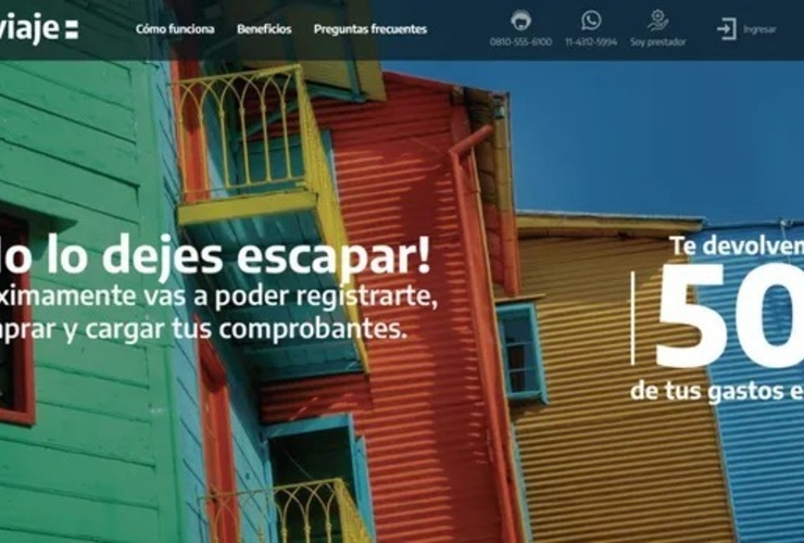 Imagen de Programa PreViaje: desde este martes se podrán realizar compras para recibir la devolución del 50% Imagen de Programa PreViaje: desde este martes se podrán realizar compras para recibir la devolución del 50%