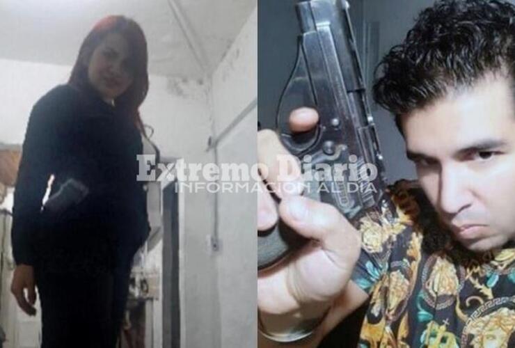 Se conocieron fotos de ambos imputados posando con la que parece ser el arma utilizada para el ataque.