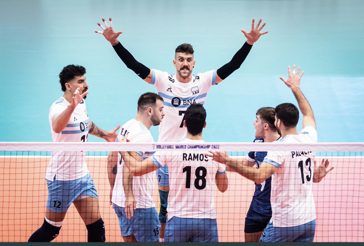 Imagen de Vóley: Argentina venció 3-0 a Serbia y pasó a Cuartos de Final del Mundial.