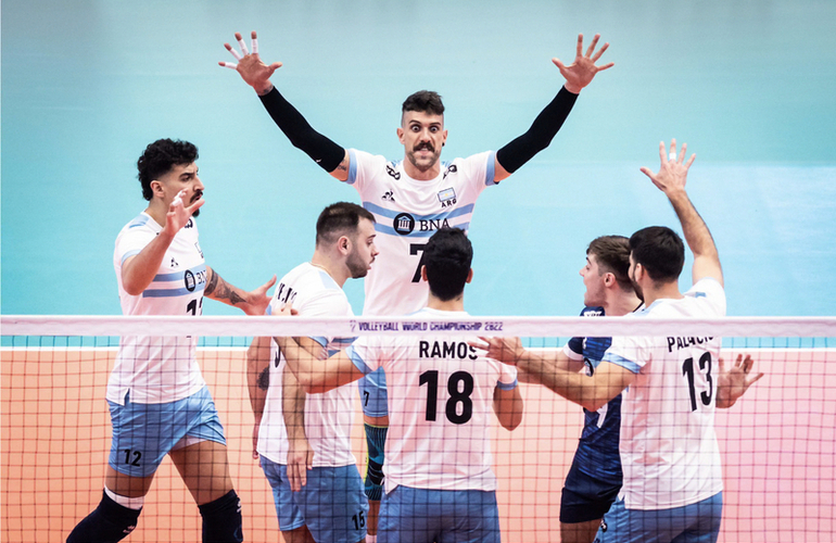 Imagen de Vóley: Argentina venció 3-0 a Serbia y pasó a Cuartos de Final del Mundial.