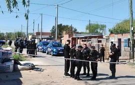 El vallado en la zona de Matheu y Caracas, a la esquina de Nuevo Alberdi donde ocurri&oacute; el hecho.