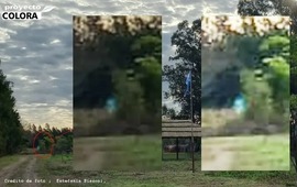 Reconquista. La fotograf&iacute;a fue tomada el martes 13 de julio a las 17:30 en la huerta de Estafan&iacute;a Biasoni.