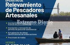 Imagen de Operativo de relevamiento de pescadores artesanales