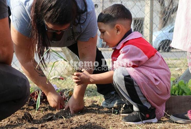 Imagen de Huerta y vivero municipal: Intervención en el Jardín "Lucecitas del Paraná"