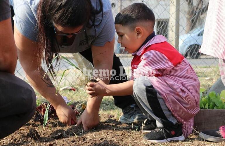 Imagen de Huerta y vivero municipal: Intervención en el Jardín "Lucecitas del Paraná"