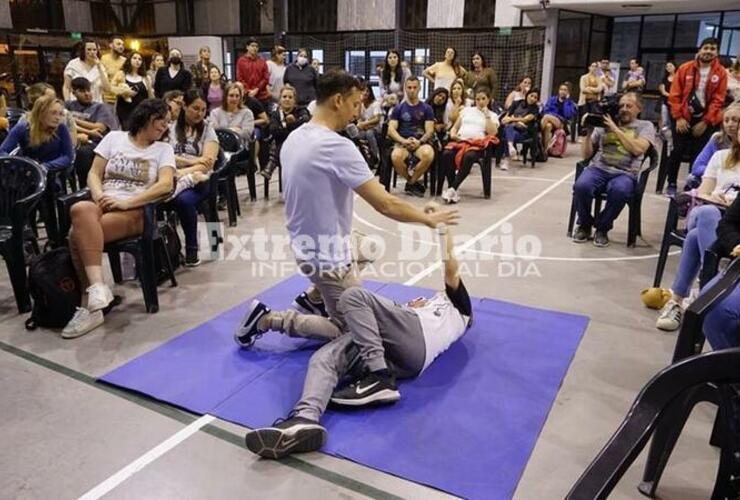 Imagen de Gran convocatoria en el taller de RCP pediátrico y del lactante