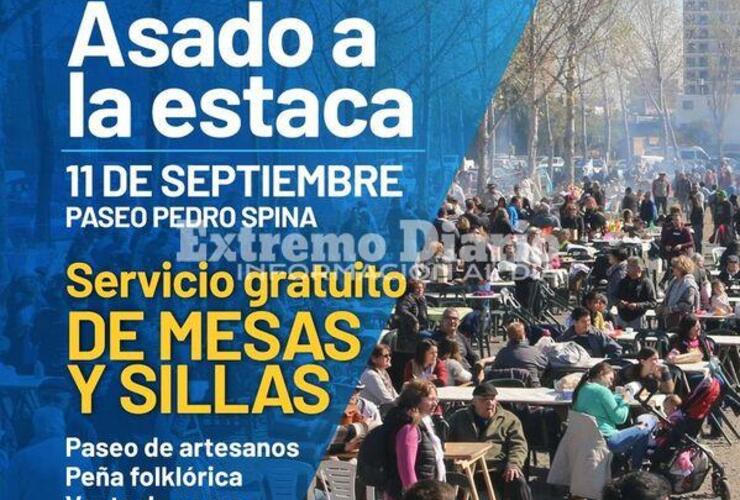 Imagen de 5to concurso de asado a la estaca: Servicio gratuito de mesas y sillas