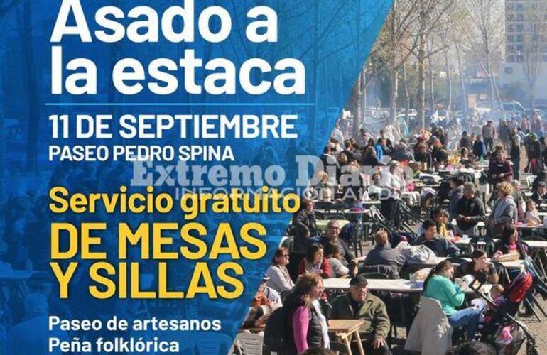 Imagen de 5to concurso de asado a la estaca: Servicio gratuito de mesas y sillas