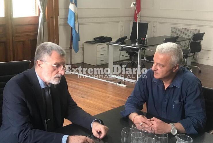 Imagen de Nizar Esper se reunió con el Ministro de Seguridad, Rubén Rimoldi